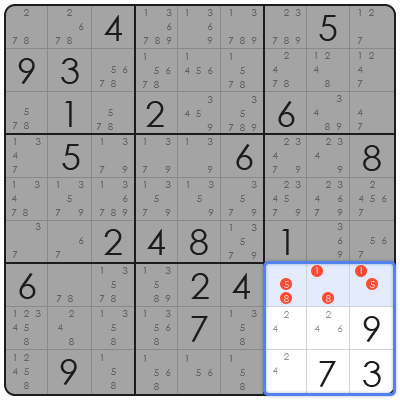 sudoku pointing pair